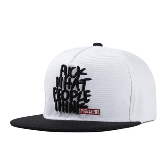 Unisex Fashion Snapback Baseball Cap: Flat-Brimmed Hip-Hop Street Style Hat