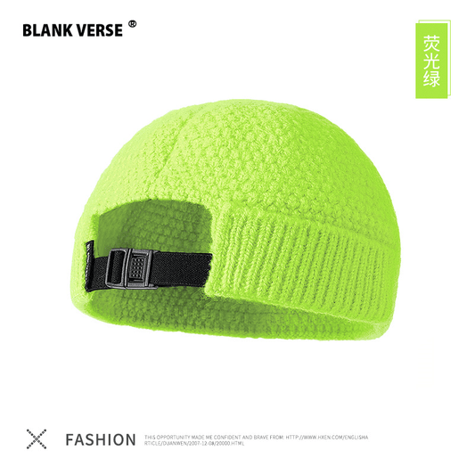 Soft Wool Knitted Winter Beanie Hat - Warm, Elastic, Unisex Skullcap