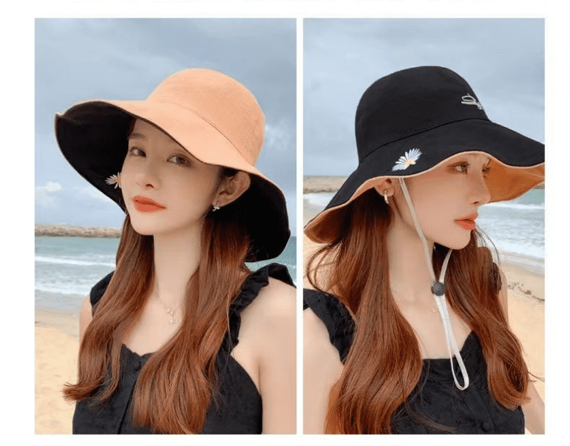 Women's Stylish Cotton Bucket Hat: Ultimate UV Sun Protection for Summer