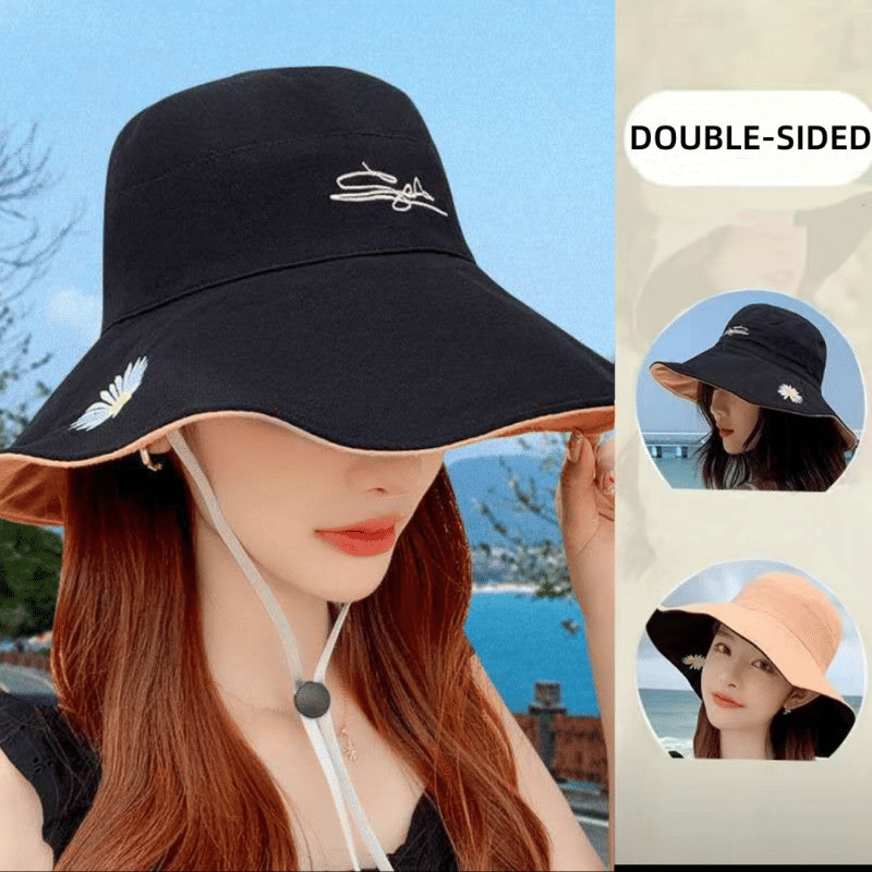 Women's Stylish Cotton Bucket Hat: Ultimate UV Sun Protection for Summer