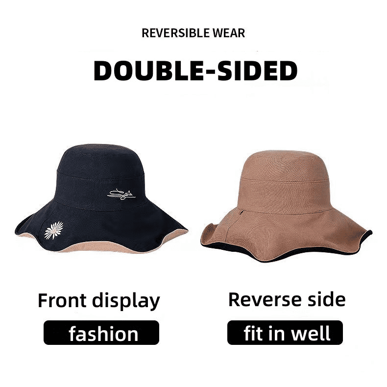 Women's Stylish Cotton Bucket Hat: Ultimate UV Sun Protection for Summer