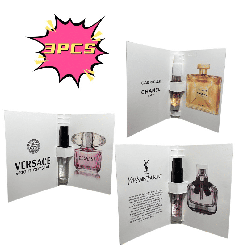Generic Ladies Card Perfume 2ml Test Tube Sample Set 3pcs