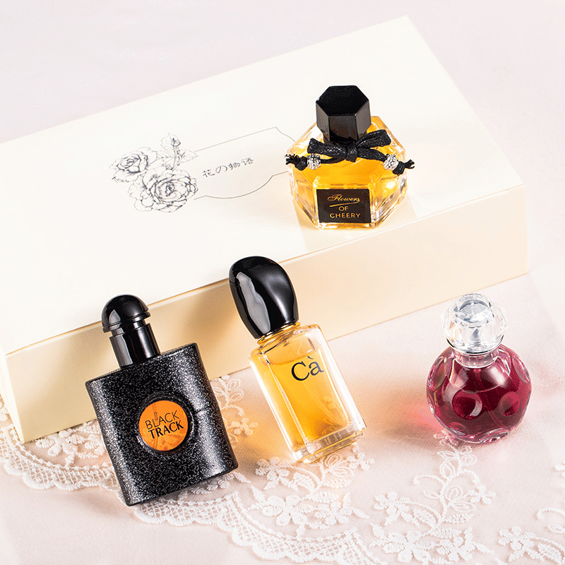 Flower Story Women's 4-Piece Perfume Gift Set Floral Fragrance