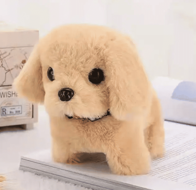 Kids Plush Walking Barking Retriever Puppy Electronic Interactive Pet Dog