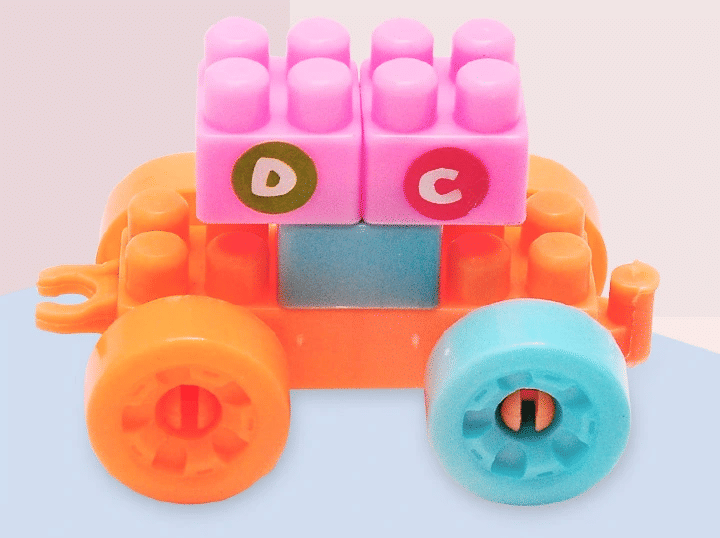 108-Piece Kids DIY Puzzle Building Blocks Educational Toy Set