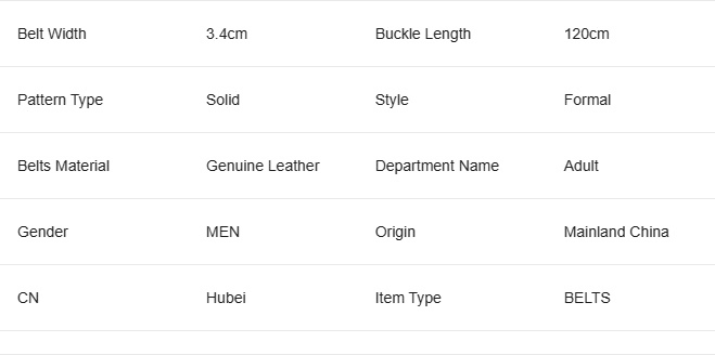 Premium Genuine Cowskin Leather Men's Belt Automatic Alloy Buckle Business Style