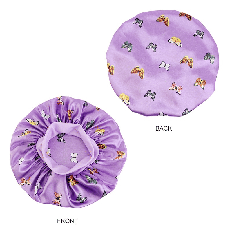 Premium Satin Silky Sleeping Bonnet for Women - Extra Large Hair Wrap Cap