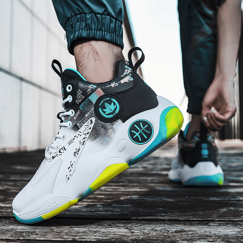 ZZQLM Men's Pro Basketball Shoes: Non-Slip, Durable, Indoor/Outdoor Performance Sneakers