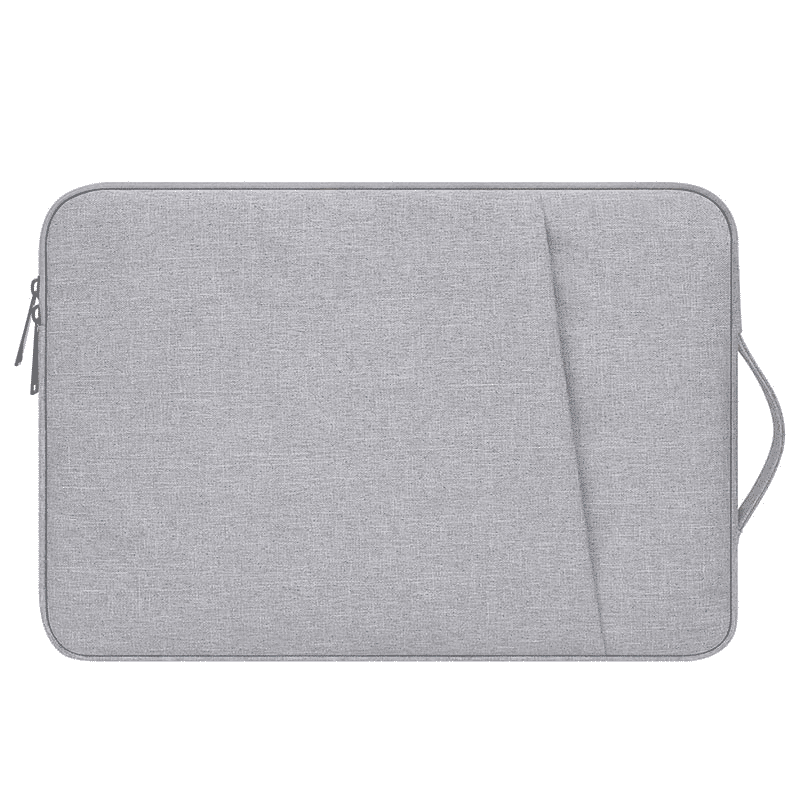 15.6-inch Portable Waterproof Laptop Sleeve: Multi-Layer Protective Liner Bag for Apple & iPad, Gray