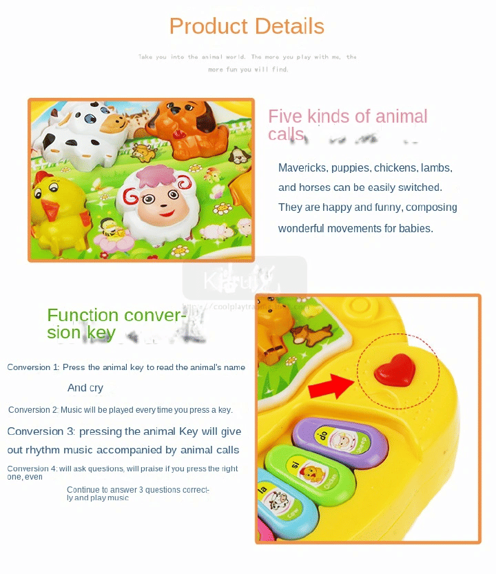 Electronic Learning Reading Machine Educational Toy for Children