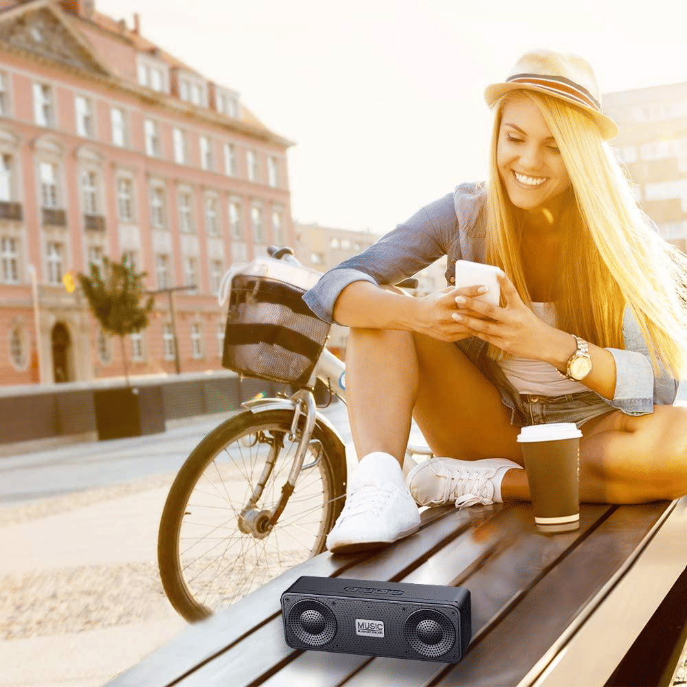 Portable Bluetooth Speaker HD Sound, True Wireless Stereo, Long Playtime