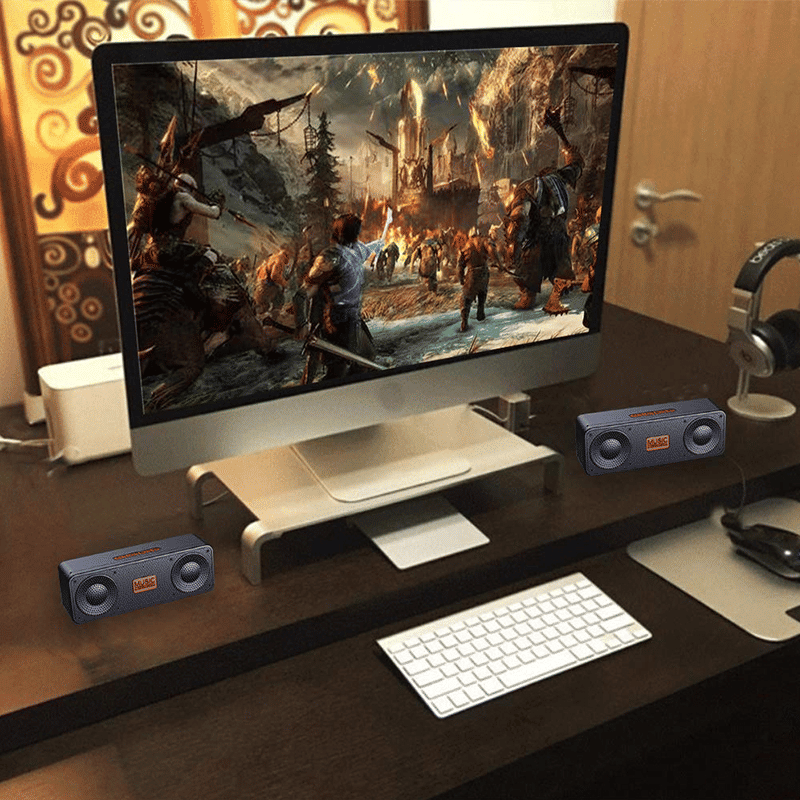 Portable Bluetooth Speaker HD Sound, True Wireless Stereo, Long Playtime