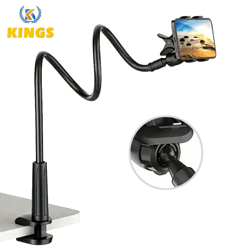 Universal Flexible Gooseneck Phone Stand Holder with 360° Rotation
