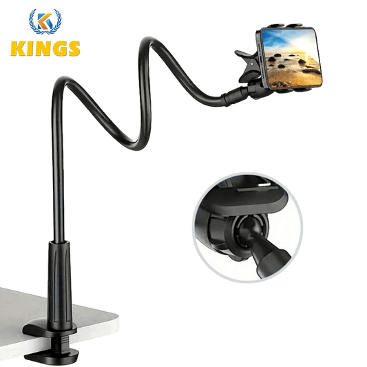 Universal Flexible Gooseneck Phone Stand Holder with 360° Rotation