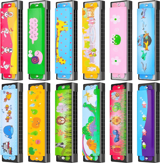 Cartoon Harmonica for Kids 16-Hole Musical Instrument Toy
