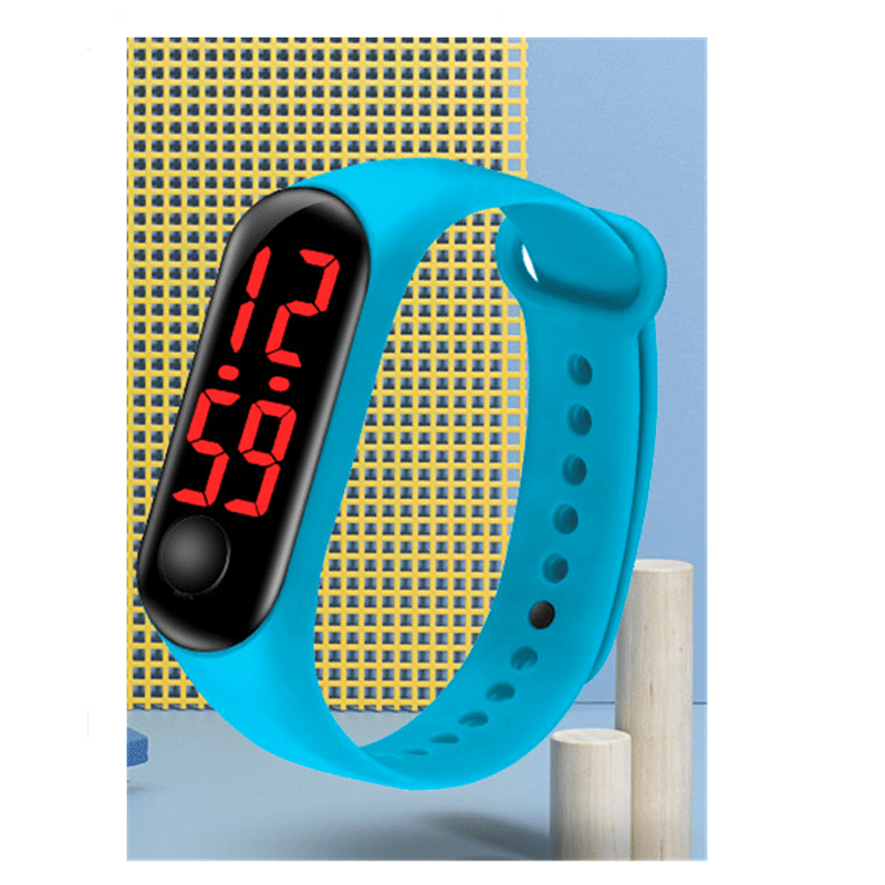 Trendy LED Digital Sports Watch for Kids, Couples, Students, Men, Women