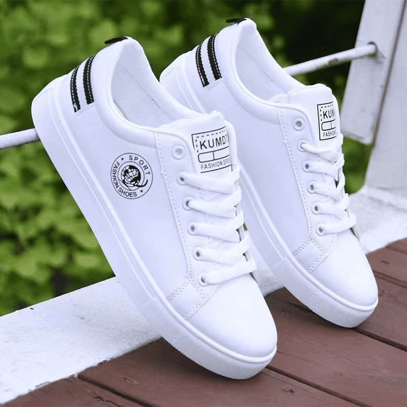 Men's Lightweight Breathable Outdoor Casual Running Sneakers - White