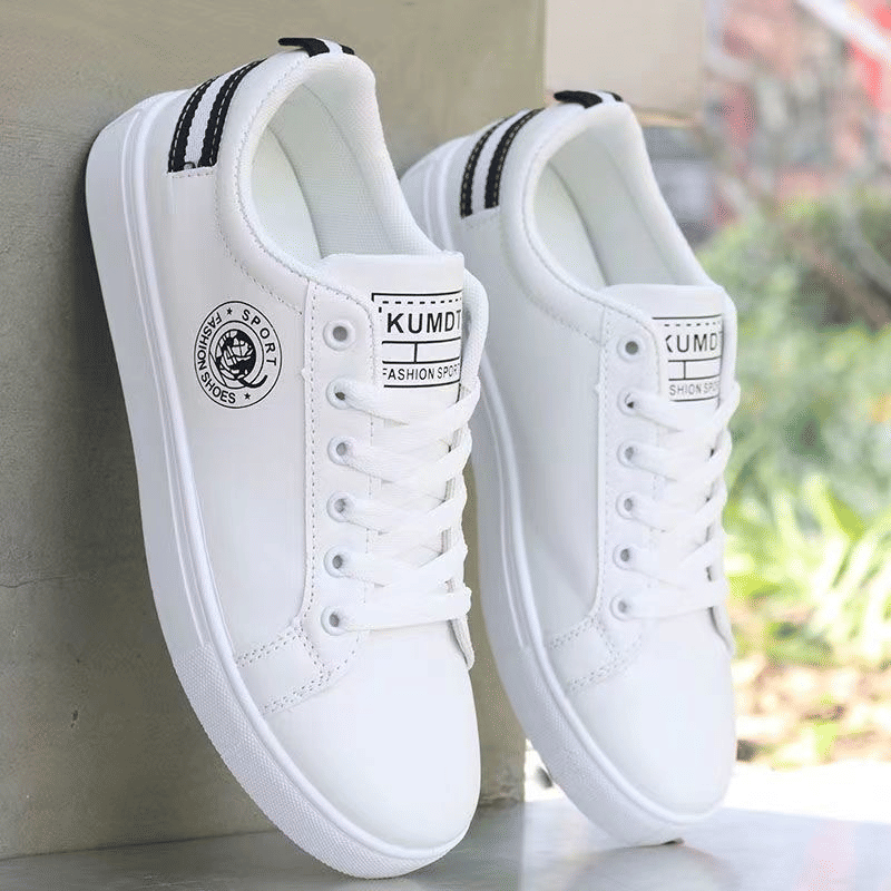 Men's Lightweight Breathable Outdoor Casual Running Sneakers - White