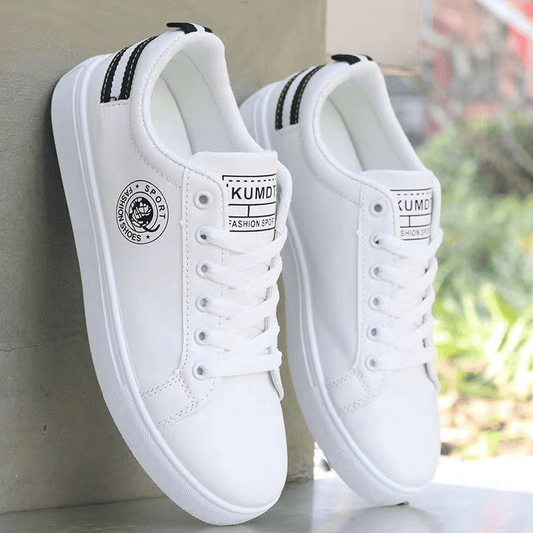 Men's Lightweight Breathable Outdoor Casual Running Sneakers - White