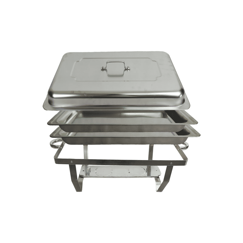 RASHNIK 11L RN-5901 Premium Stainless Steel Single Basin Chafing Dish Warmer