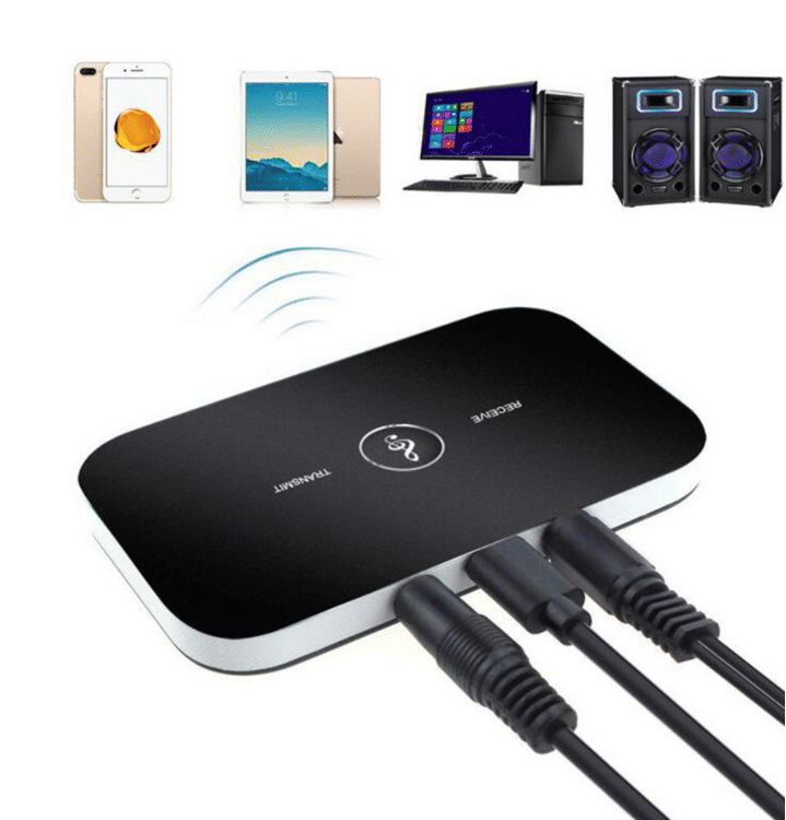 Bluetooth 5.0 Wireless Audio Adapter Transmitter Receiver for TV PC Phone Stereo