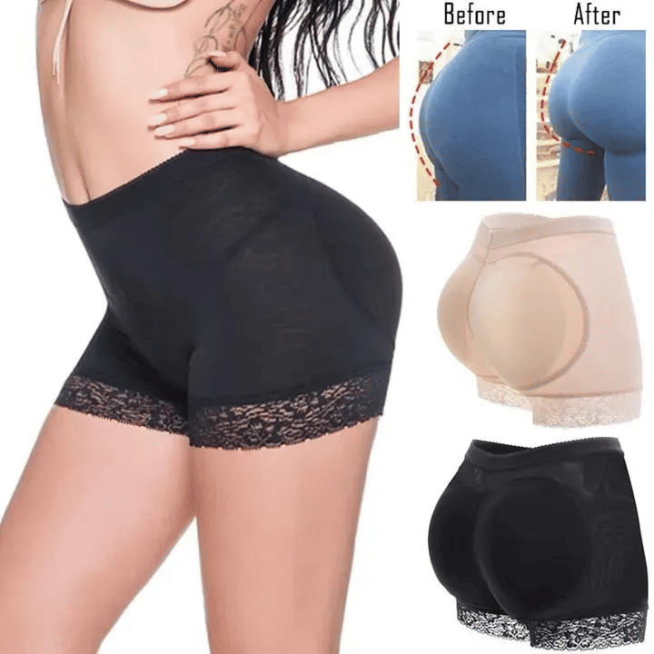 Women's High-Waisted Butt Lifter Shaper Shorts - Seamless Control Underwear Briefs