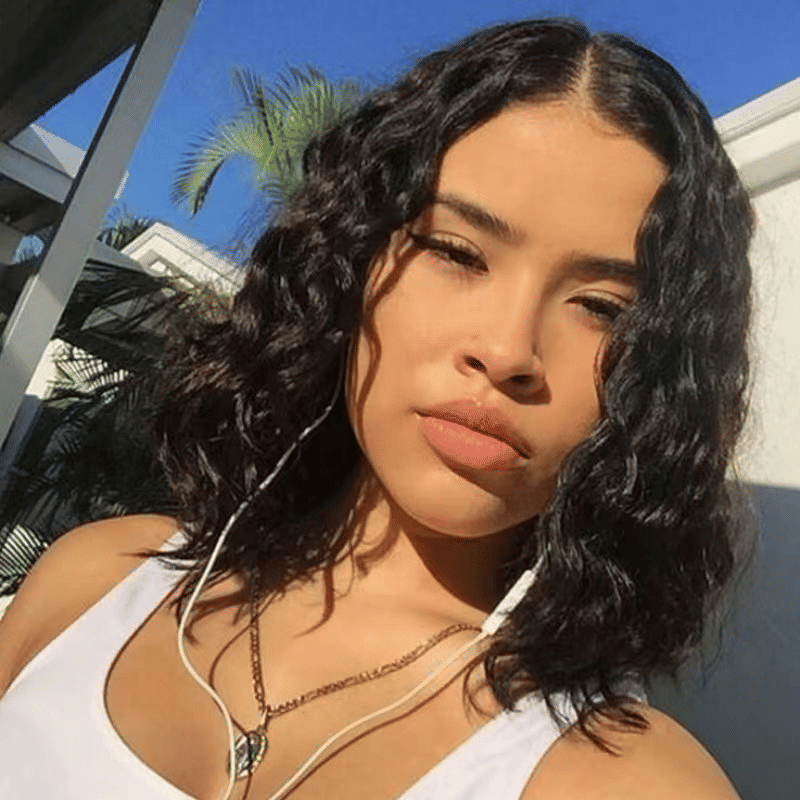 Premium Synthetic Small Curly Black Wig for Women, Natural Look Short Hair