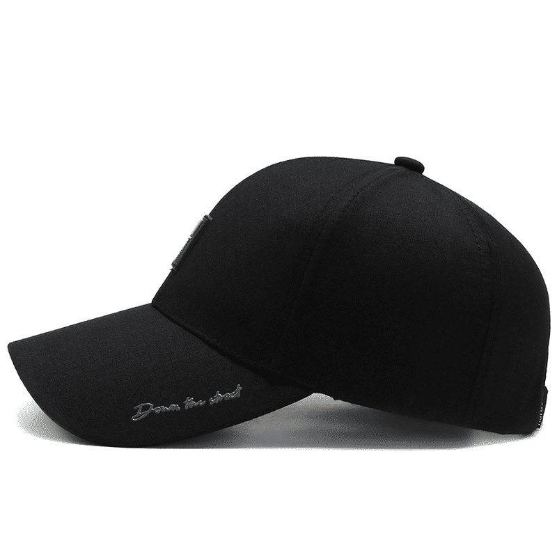 Men's Premium Adjustable Polyester Baseball Cap: Wide Brim, Breathable, Stylish, Outdoor