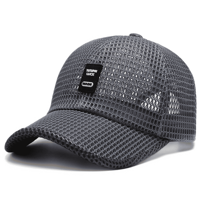 Men's Breathable Mesh Baseball Cap: Summer Dad Hat for Outdoor Fishing