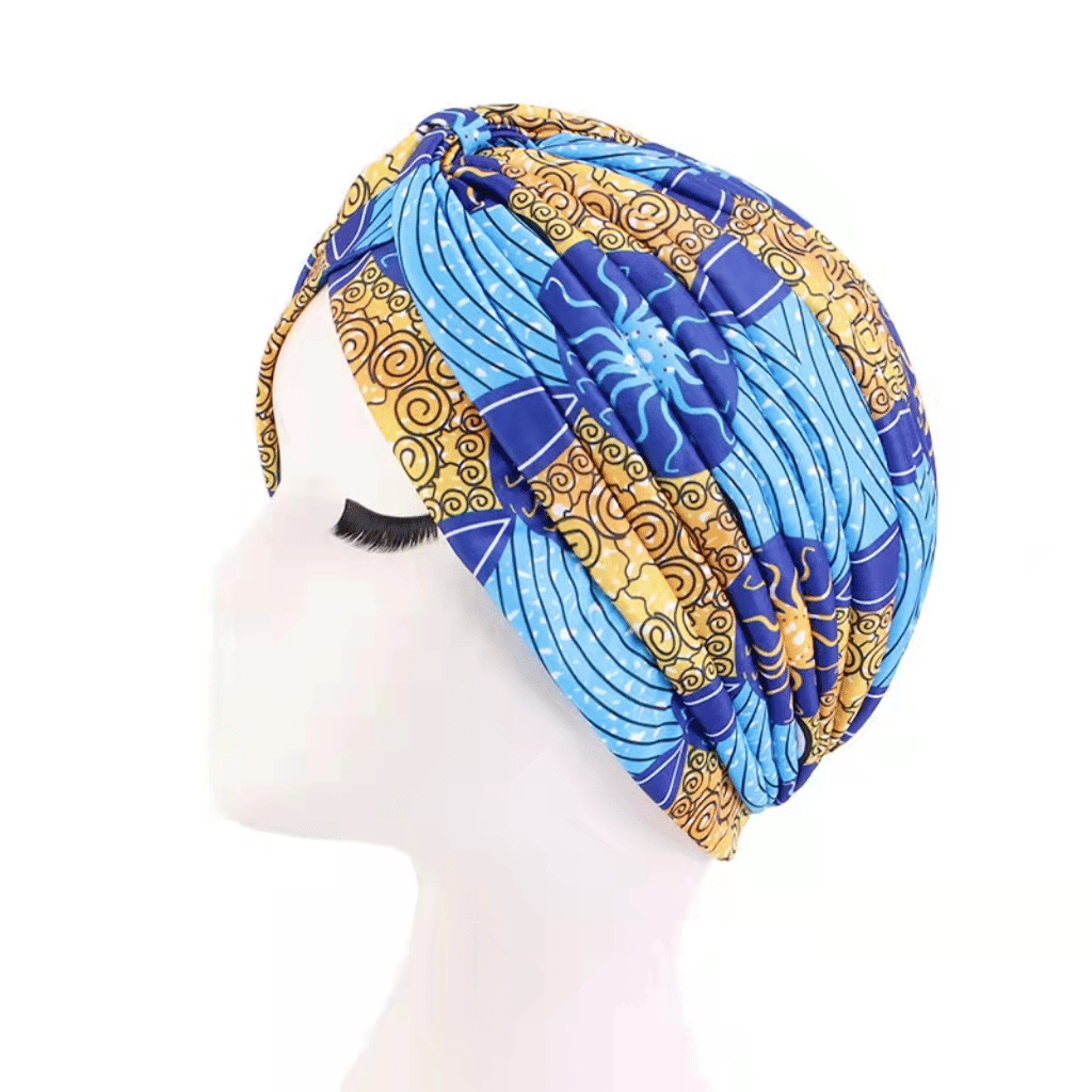 Luxurious Satin Silk Turban Nightcap: Fashionable Headwear for Hair Protection & Yoga