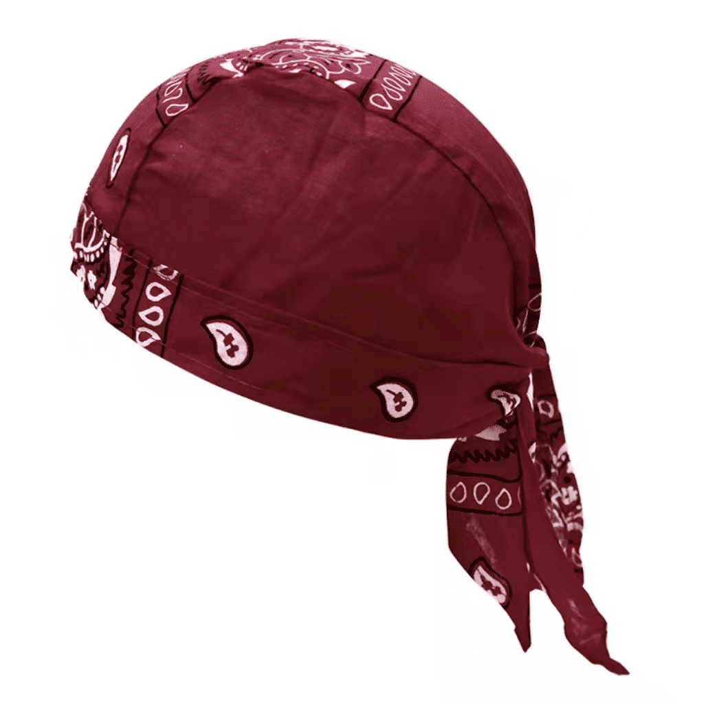Premium Cotton Print Hip-Hop Durag Headscarf – Unisex Outdoor Riding Pirate Hat