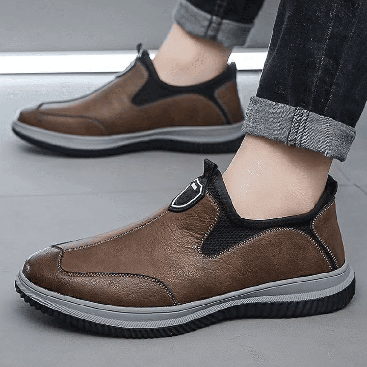LifeCare Men's Premium Brown Oxfords Artificial Leather Dress Shoes for Business & Casual Wear