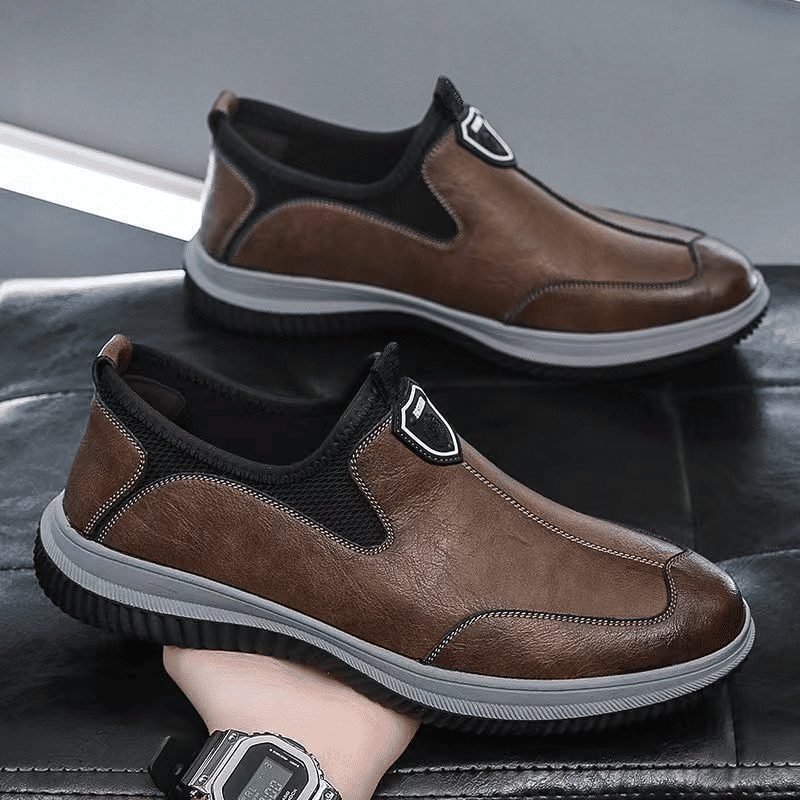 LifeCare Men's Premium Brown Oxfords Artificial Leather Dress Shoes for Business & Casual Wear