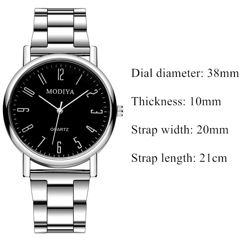 2024 Minimalist Business Quartz Watch with Stainless Steel Band