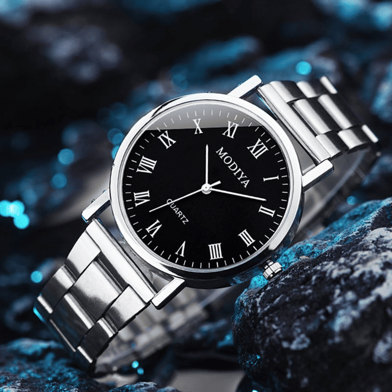2024 Minimalist Business Quartz Watch with Stainless Steel Band