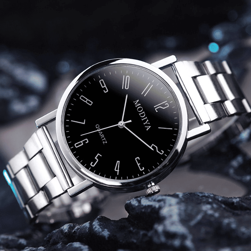 2024 Minimalist Business Quartz Watch with Stainless Steel Band