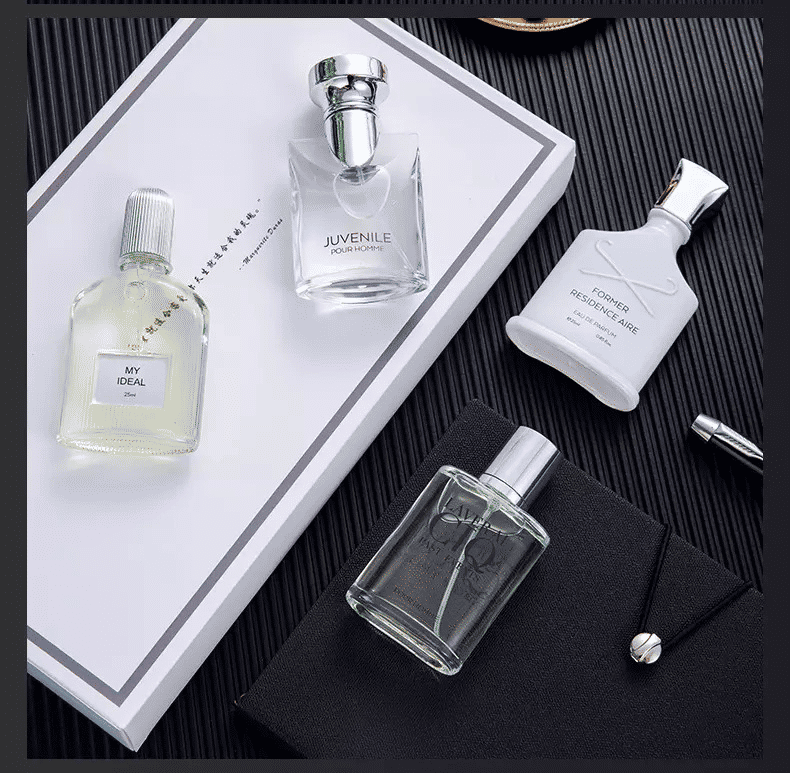 4 PCS Men Perfumes Eau De Parfum Set Long Lasting Fragrance