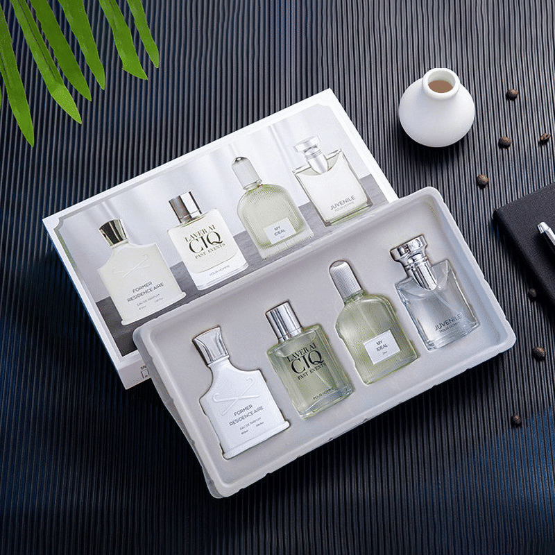4 PCS Men Perfumes Eau De Parfum Set Long Lasting Fragrance