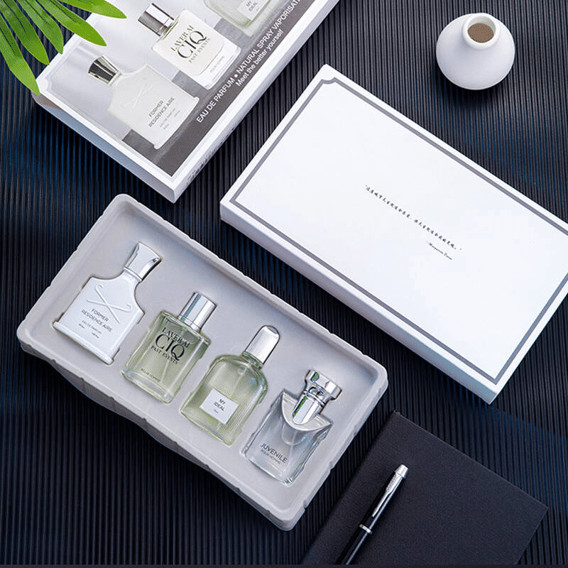 4 PCS Men Perfumes Eau De Parfum Set Long Lasting Fragrance