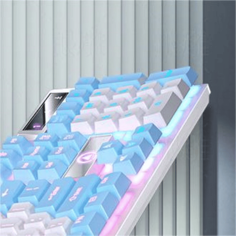 Luminous Wired Gaming Keyboard: Mechanical Feel, Ergonomic Design for Desktop & Laptop