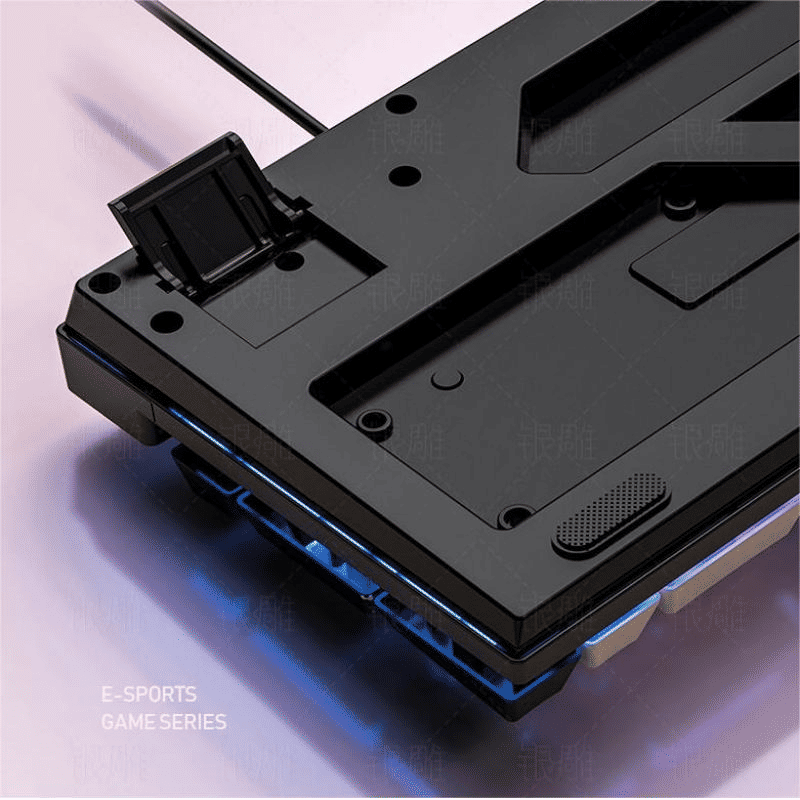 Luminous Wired Gaming Keyboard: Mechanical Feel, Ergonomic Design for Desktop & Laptop