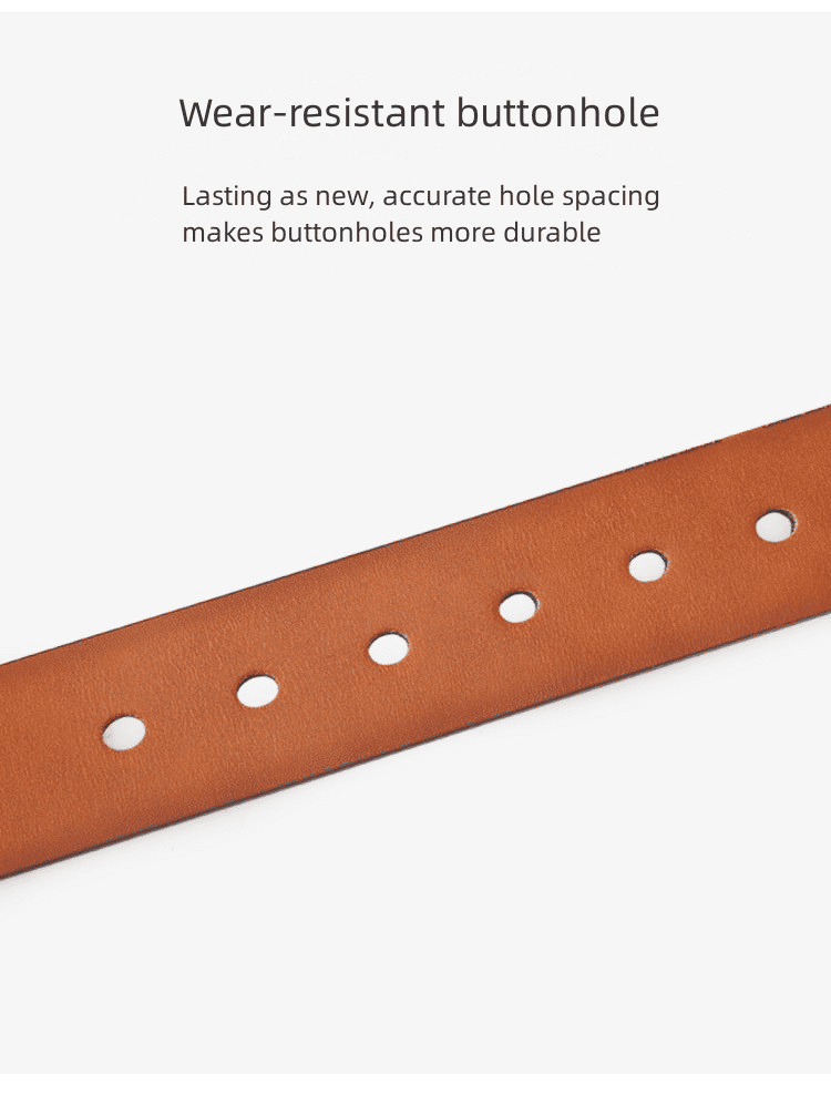 Men's Black Leather Needle Buckle Fashion Belt - Casual Korean Style 120cm