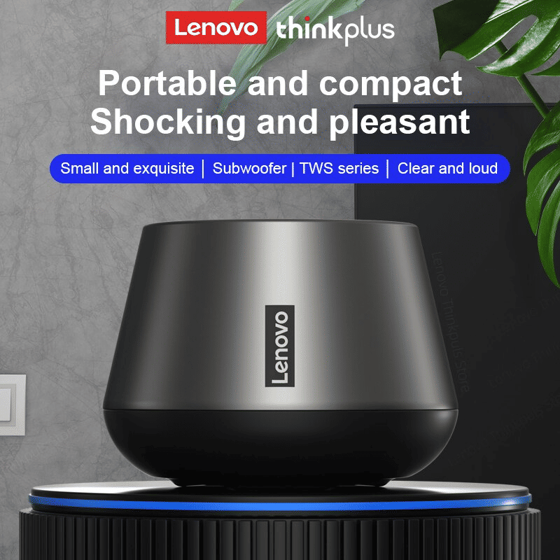 Lenovo Thinkplus K3 Pro Wireless Speaker: BT 5.0, HD Calls, Deep Bass, 1200mAh Battery Portable