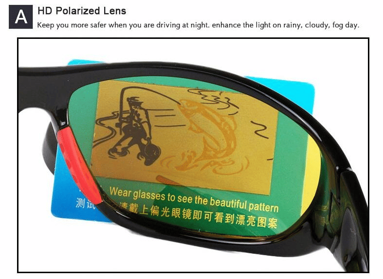 Men's Yellow Lens Anti-Glare Night Driving UV400 Sunglasses Goggles
