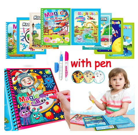 Generic Reusable Magic Water Drawing Book Early Education Toy