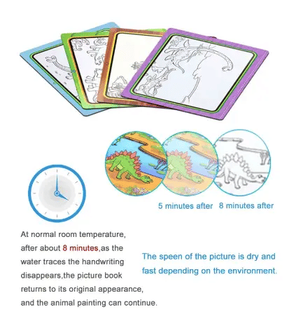 Generic Reusable Magic Water Drawing Book Early Education Toy