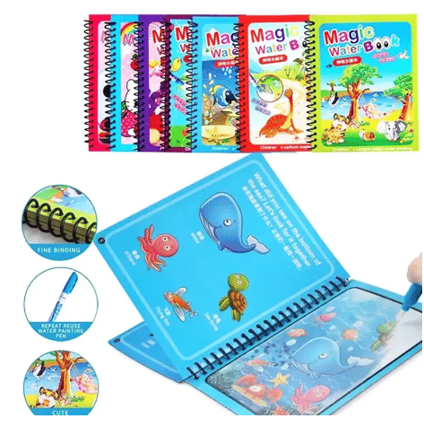 Generic Reusable Magic Water Drawing Book Early Education Toy