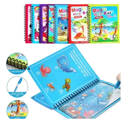 Generic Reusable Magic Water Drawing Book Early Education Toy