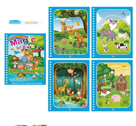 Generic Reusable Magic Water Drawing Book Early Education Toy