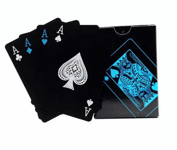 Generic Poker Plastic Playing Cards Waterproof PVC Game Deck Blue
